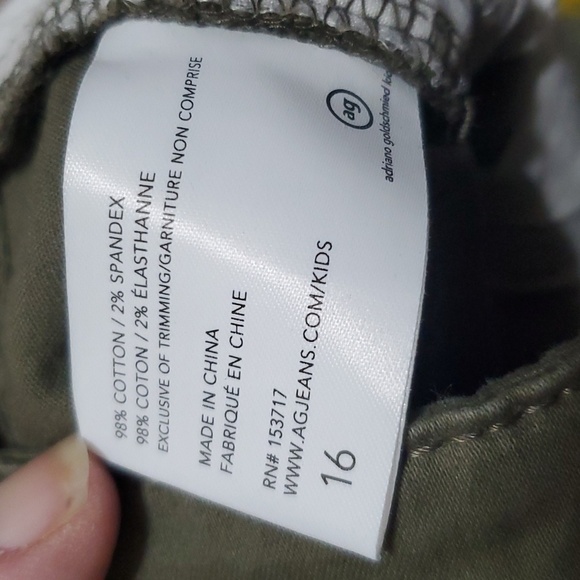 Ag Adriano goldschmied Stryker luxe olive green soft jeans slim straight - Picture 6 of 8